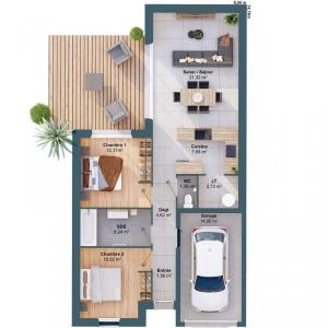 Acheter Maison 65 m2 Samonac