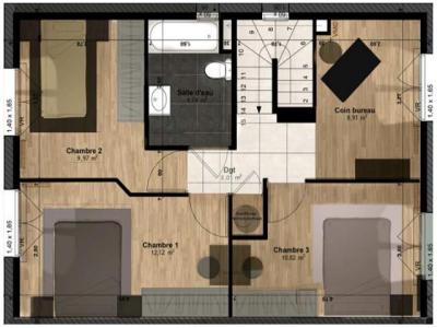 For sale Rosny-sous-bois 6 rooms 88 m2 Seine saint denis (93110) photo 4