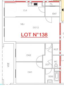 For sale Angers 3 rooms 71 m2 Maine et loire (49100) photo 3