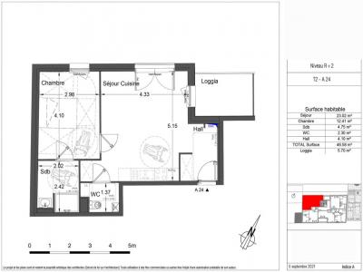 For rent Perenchies 2 rooms 46 m2 Nord (59840) photo 1