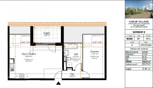 Louer Appartement Bernolsheim 762 euros