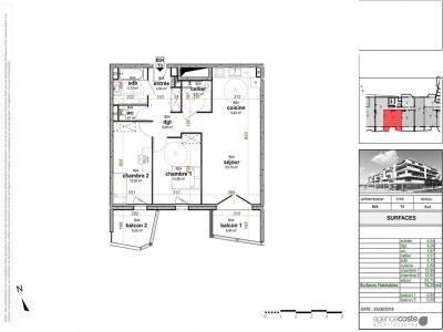 For rent Bezannes 3 rooms 74 m2 Marne (51430) photo 3