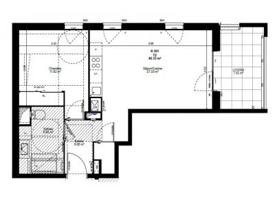 For rent Albertville 2 rooms 45 m2 Savoie (73200) photo 0