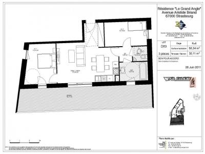 Louer Appartement 59 m2 Strasbourg
