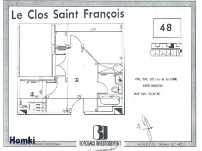 For sale Bordeaux 2 rooms 31 m2 Gironde (33800) photo 4