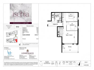 For rent Lattes 3 rooms 69 m2 Herault (34970) photo 4
