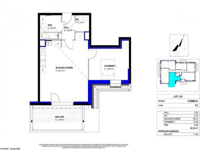 For rent Saint-louis 2 rooms 50 m2 Haut rhin (68300) photo 1
