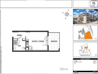 For rent Nimes 1 room 22 m2 Gard (30000) photo 1