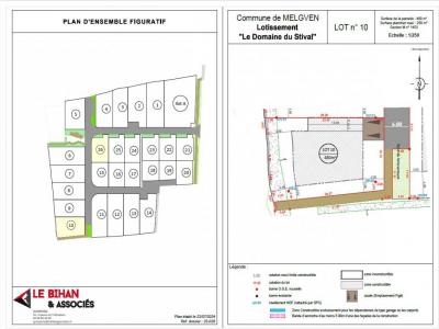 Acheter Terrain 571 m2 Melgven