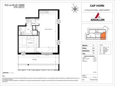Annonce Location 2 pices Appartement Quimper 29