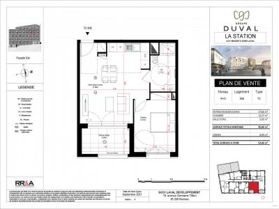 Annonce Location 2 pices Appartement Laval 53