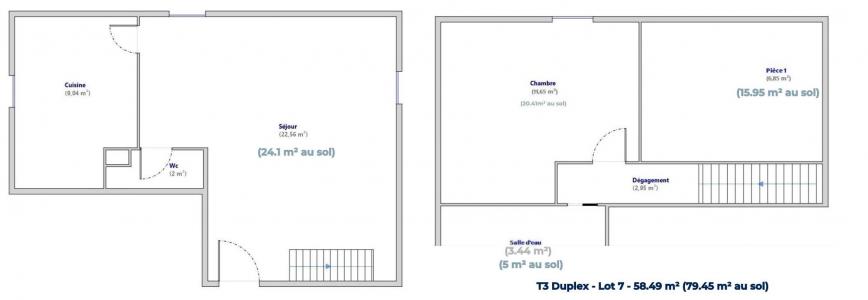 For rent Buxerolles 3 rooms 58 m2 Vienne (86180) photo 1
