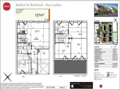 For rent Bailleul-sir-berthoult 114 m2 Pas de calais (62580) photo 0