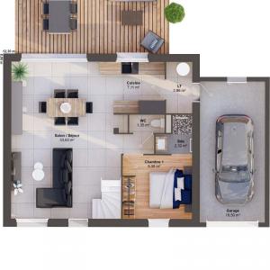 Acheter Maison 93 m2 Saint-martin-de-fontenay