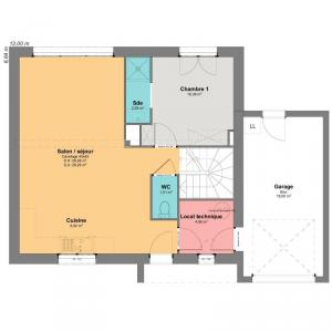 For sale Bretteville-sur-laize 5 rooms 92 m2 Calvados (14680) photo 2