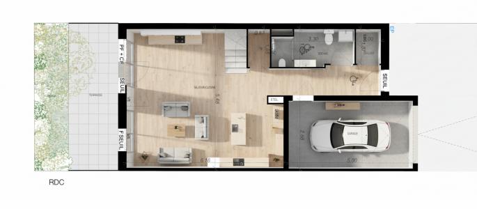 For sale Narbonne 4 rooms 91 m2 Aude (11100) photo 1