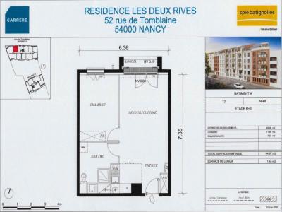 For rent Nancy 2 rooms 44 m2 Meurthe et moselle (54000) photo 1