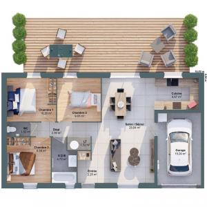 Acheter Maison 78 m2 Chateaubernard