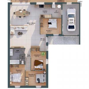Acheter Maison 106 m2 Brie