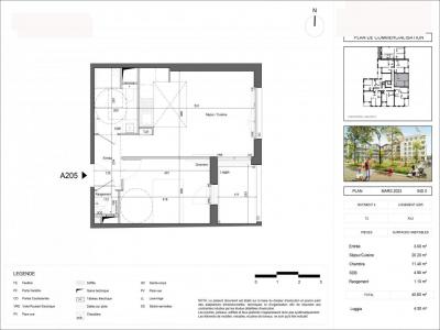 For rent Tours 2 rooms 40 m2 Indre et loire (37100) photo 2