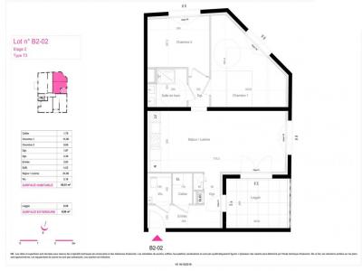 For rent Mulhouse 3 rooms 66 m2 Haut rhin (68100) photo 1