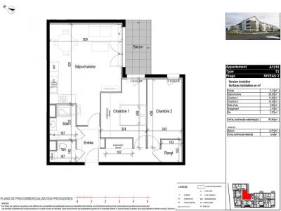 Louer Appartement 67 m2 Woippy