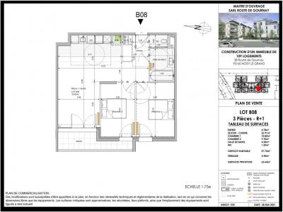 For rent Noisy-le-grand 3 rooms 57 m2 Seine saint denis (93160) photo 2