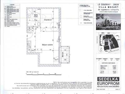 For rent Coudray 2 rooms 43 m2 Eure et loir (28630) photo 1