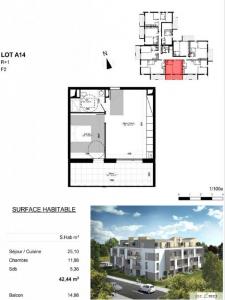 For rent Saint-louis 2 rooms 42 m2 Haut rhin (68300) photo 1