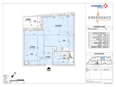Annonce Location 2 pices Appartement Valenciennes 59