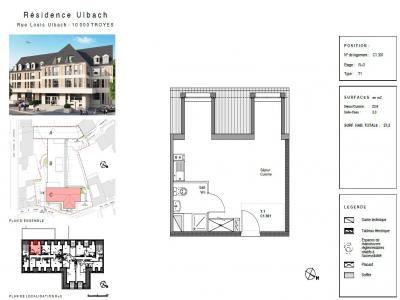 For rent Troyes 1 room 27 m2 Aube (10000) photo 4