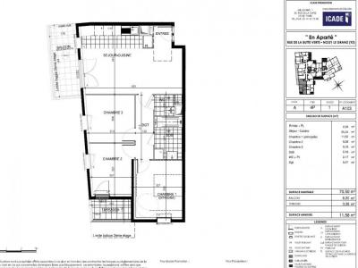 For rent Noisy-le-grand 4 rooms 70 m2 Seine saint denis (93160) photo 1