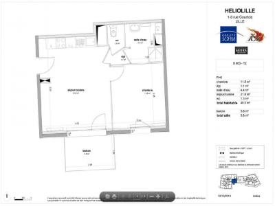 For rent Lille 2 rooms 40 m2 Nord (59000) photo 3
