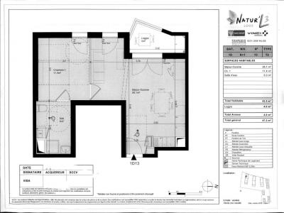 For rent Loos 2 rooms 43 m2 Nord (59120) photo 3