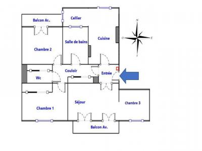Annonce Vente 4 pices Appartement Bois-colombes 92