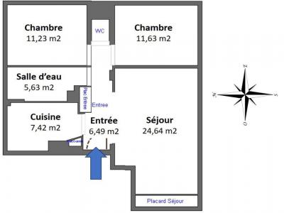 Annonce Vente 3 pices Appartement Garenne-colombes 92