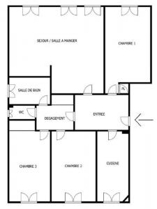 Annonce Vente 4 pices Appartement Bois-colombes 92