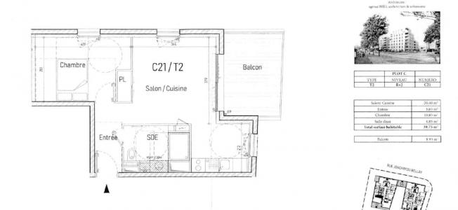 For rent Saint-nazaire 2 rooms 39 m2 Loire atlantique (44600) photo 1