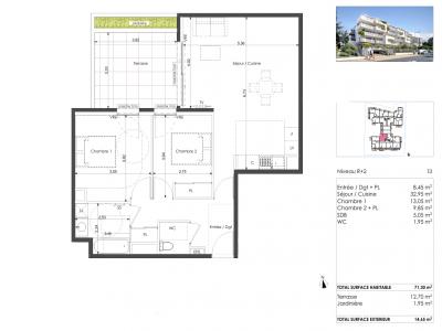 Annonce Vente 3 pices Appartement Sete 34