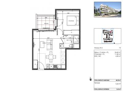 Annonce Vente 2 pices Appartement Sete 34