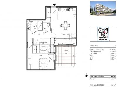 Annonce Vente 3 pices Appartement Sete 34