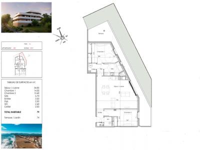 Acheter Appartement 79 m2 Canet-en-roussillon