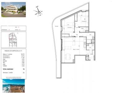 Acheter Appartement 74 m2 Canet-en-roussillon