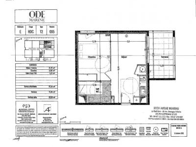 For rent Serignan 2 rooms 41 m2 Herault (34410) photo 1