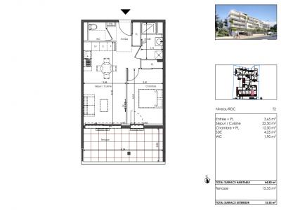 Annonce Vente 2 pices Appartement Sete 34
