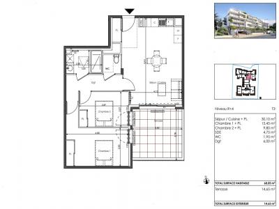Annonce Vente 3 pices Appartement Sete 34