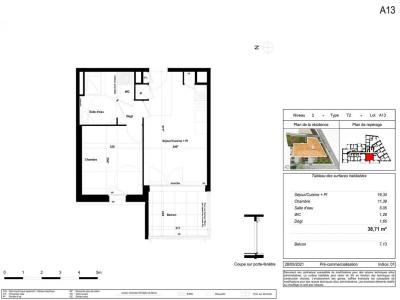 For rent Avignon 2 rooms 38 m2 Vaucluse (84000) photo 1