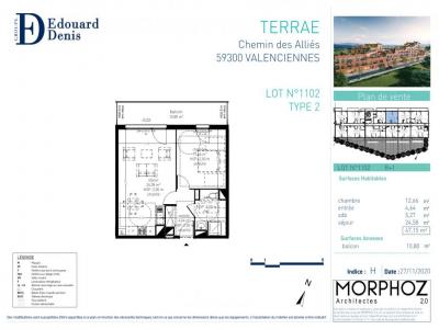 For rent Valenciennes 2 rooms 47 m2 Nord (59300) photo 2