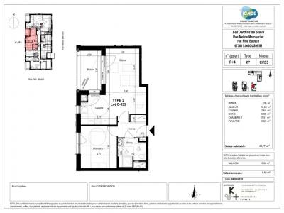 Annonce Location 2 pices Appartement Lingolsheim 67