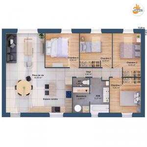 Acheter Maison 86 m2 Saint-martin-le-beau